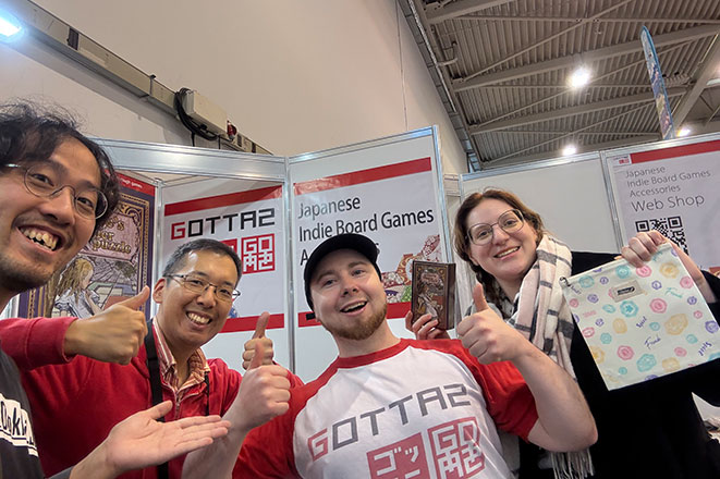 ボードゲーム展示会での様子