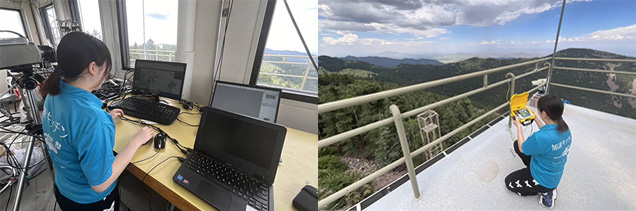 研究中のお写真