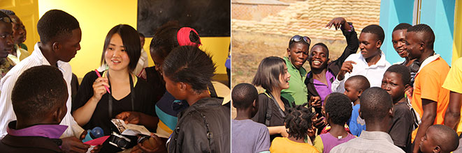 ザンビア視察時の様子